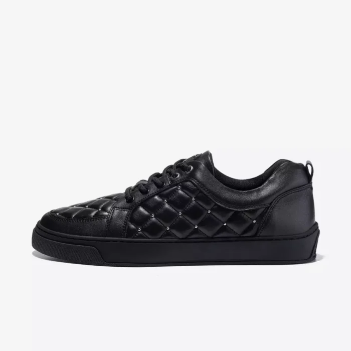 Leandro Lopes Low Top Schuhe Ezio Black Diamond Rivets (1)