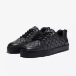 Leandro Lopes Low Top Schuhe Ezio Black Diamond Rivets (6)