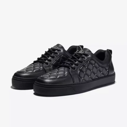 Leandro Lopes Low Top Schuhe Ezio Black Diamond Rivets (6)