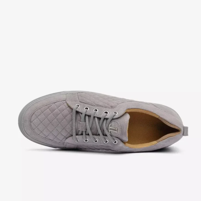 Leandro Lopes Low Top Schuhe Ezio Grey Velour (3)