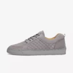 Leandro Lopes Low Top Schuhe Ezio Grey Velour (6)