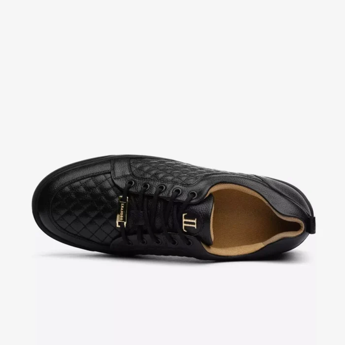 Leandro Lopes Low Top Schuhe Ezio Nero Gold (3)