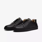 Leandro Lopes Low Top Schuhe Ezio Nero Gold (5)