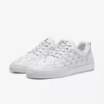 Leandro Lopes Low Top Schuhe Ezio White Diamond Rivets (4)