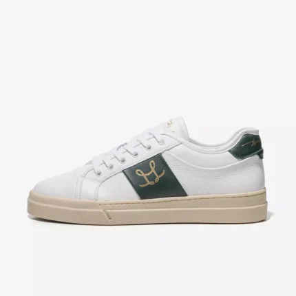 Leandro Lopes Low Top Schuhe Felix White Green Gold (5)