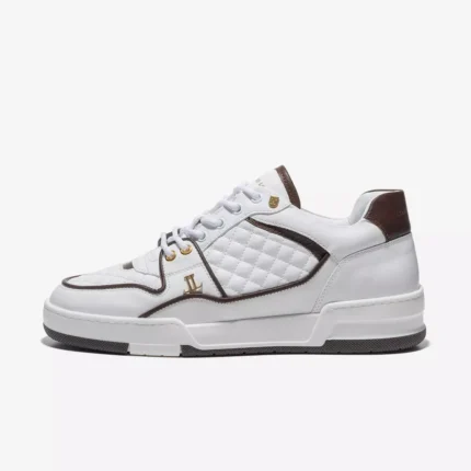 Leandro Lopes Low Top Schuhe Jordy V White Maroon (6)