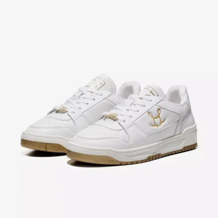 Leandro Lopes Low Top Schuhe Tony White Gold (4)