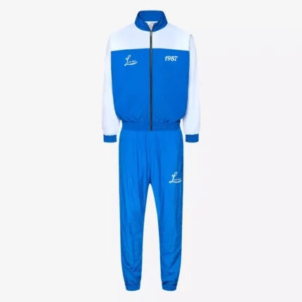 Leandro Lopes Tracksuit Sport Top Blue & White (1)